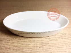 Đĩa sứ oval CA