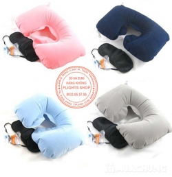 Set gối kê cổ + che mắt + bịt tai