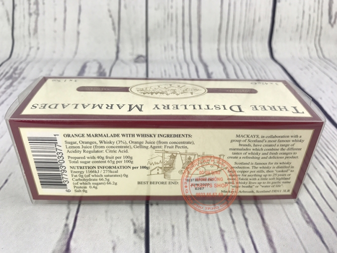 Three Distilerry Marmalades from Famous Grouse