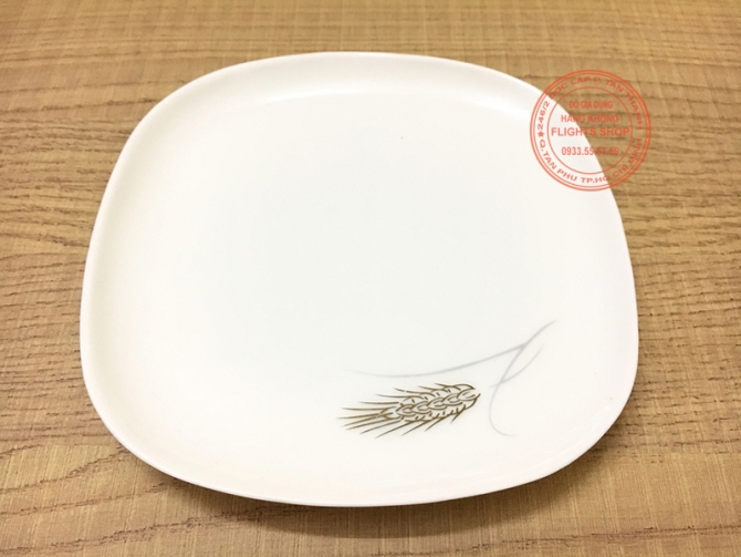 Đĩa sứ vuông Air Astana