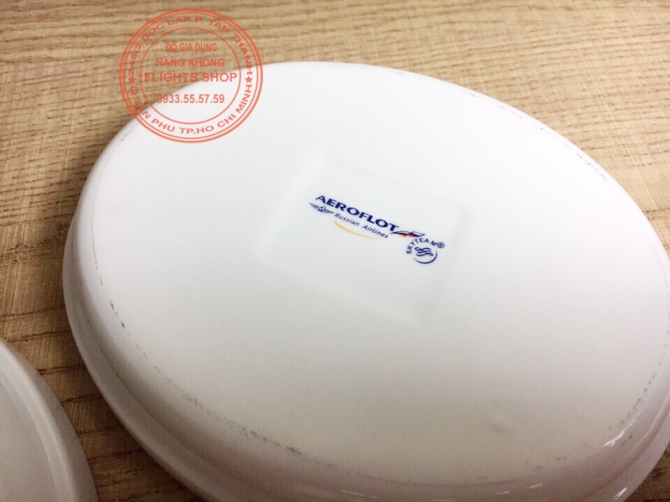 Đĩa sứ oval Aeroflot (Nga)