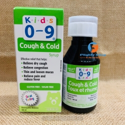 Siro trị ho, cảm sốt Kids 0-9 tuổi Infants, hàng Canada, chai 100ml