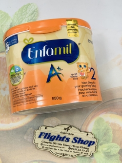 Enfamil A+ Canada số 2 cho bé 6-18 tháng, hộp 550 gram