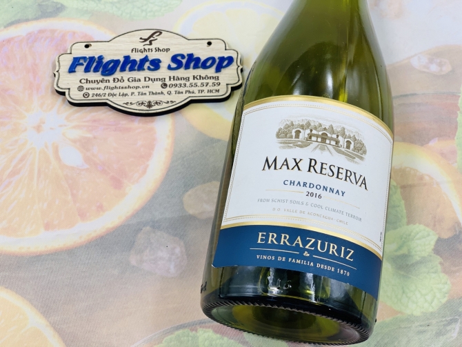 Vang trắng Max Reserva Chardonnay 2016 - 750ml