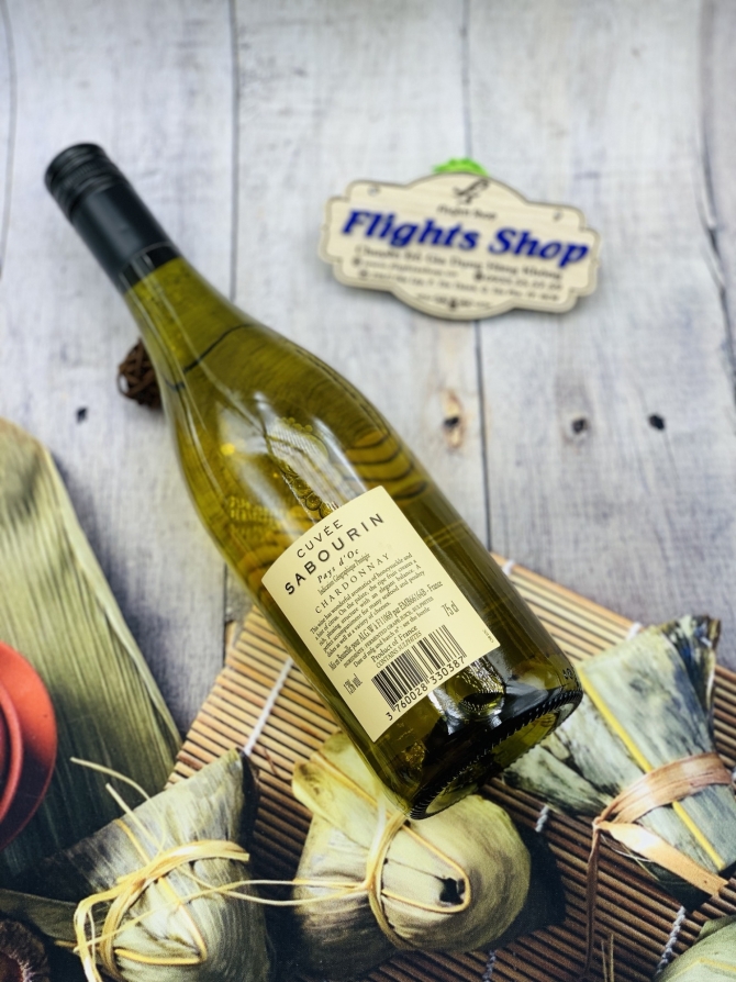 Vang trắng Cuvée Sabourin Chardonnay 2017 - 750ml