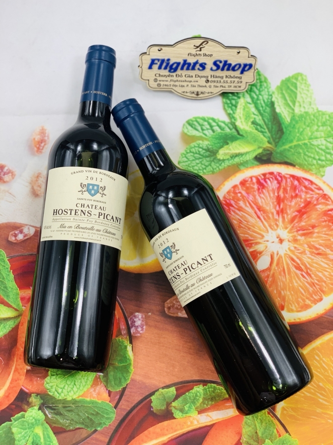 Vang đỏ Chateau Hostens Picant 2012 - 750ml
