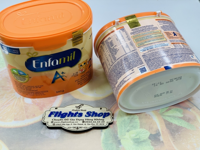 Enfamil A+ Canada số 2 cho bé 6-18 tháng, hộp 550 gram