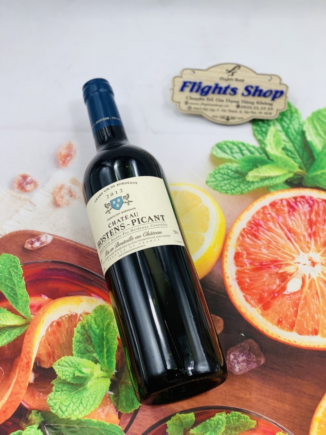 Vang đỏ Chateau Hostens Picant 2012 - 750ml