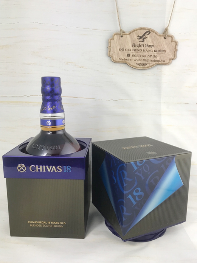 Chivas Regal 18 with figural box 750ml